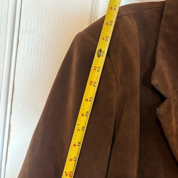 NWT We The Free Paper Cut Faux Blazer In Brown Bear Chocolate Brown - Picture 6 of 12